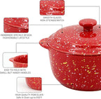 4-Pack 10 Oz Ceramic Mini Cocotte Set - Image 3