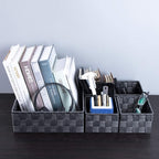 Posprica Woven Storage Baskets for Organizing, Small Baskets Cube Bin Container - Image 6