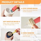 3 in 1 Cup Lid Gap Cleaning Brush Set, Cup Lid Gap Cleaner, Home Kitchen - Image 4