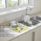 Dish Drying Mat for Kitchen Counter 2 Pack - Image 2