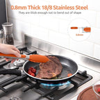 600ºF Heat Resistant Kitchen Tongs: U-Taste 9 inch Silicone Cooking Tong - Image 5