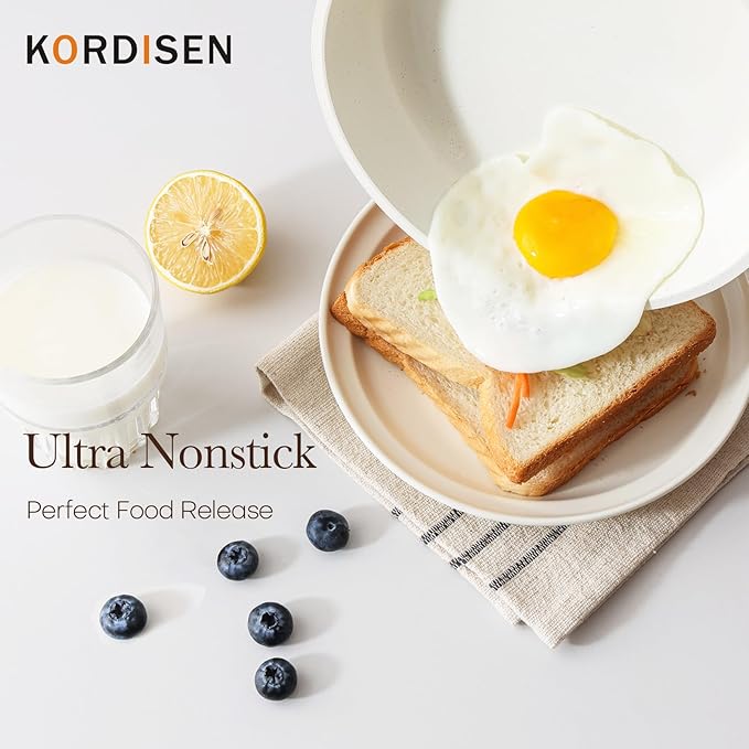 Kordisen Ceramic Nonstick Frying Pan Skillet Set - Image 2