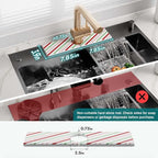 Stone Faucet Mat for Kitchen Sink, Diatomite Drying Stone Mat for Kitchen - Image 2