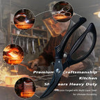 Kitchen Poultry Shears Heavy Duty, Stainless Steel Kitchen Meat Cutting Scissors - Image 8