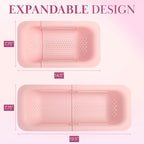Paris Hilton Over the Sink Expandable Colander, Extendable Strainer, Adjustable - Image 6