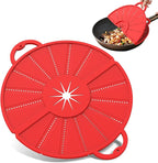 Silicone Splatter Screen for Frying Pan, Foldable Splash Guard, Heat-Resistant - Image 9