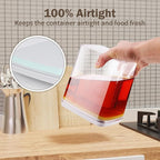 Melovom 8 Pcs Pop Food Storage Containers Airtight Food Storage Containers Set - Image 5