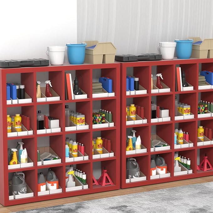ZBEIVAN Cardboard Storage Bins Boxes 35 Packs 9.4x6x4.5 Inches, Easy Assembly - Image 6