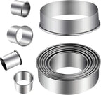 Round Cookie Cutters Set 12 Pieces Bistcuit Cookie Cutters Circle Pastry - Image 2