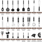 Kitchen Utensils Set-Silicone Cooking Utensils-32 pcs Non-Stick Silicone - Image 2