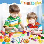 32-Piece Dough Tool Set for Kids – Dough Play Tools - Image 5
