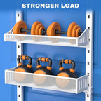 coobest 8-Tier Over the door Spice Rack Organizer, Large Heavy Duty Metal Wall - Image 6