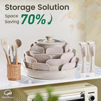 Chef Power Ceramic Nonstick Pots and Pans Set 19 Piece - Image 3