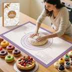 Non-stick Silicone Pastry Mat, Extra Large Silicone Baking Mat by MimekitchenKitchenHelper