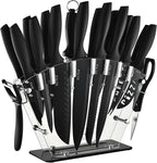 EUNA Kitchen Knife Set, German High-Carbon Stainless Steel Knife Sets by EUNA