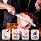 DRAGON RIOT Carving Knife Set for Meat 12 Inche Meat Slicing Knife and Boning - Image 4