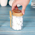 Glass Jar with Screw Lid and Spoon, 3 Pack 16 OZ Tea Containers - Image 5
