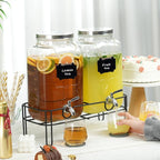 Moretoes 2 Gallon Glass Drinks Dispenser - Image 8