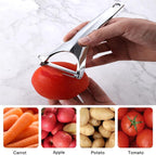 Vegetable Peeler Fruit Apple Potatoes Carrot Veggie Stainless Steel Peelers - Image 6