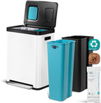 Home Zone Living 19 Gallon Kitchen Trash Can by HomeZoneLiving
