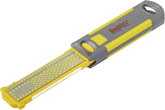 Smith's 51178 Pack-Pal 4" Diamond Combination Sharpener – Retractable 2-Sided by SmithsConsumerProductsInc
