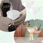 Honeydak 18 Pcs Plastic Funnels 4.7 Inch Wide Mouth Multi-Purpose Funnels - Image 7