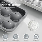 Round Ice Cube Mold with Lid - Image 4
