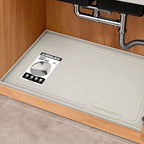 Aisslro Under Sink Mat 34" X 22", Waterproof Silicone Cabinet Organizer by AisslroDirect