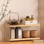 LiTY Coffee Station Organizer 2 Tier Acrylic Home Storage Mugs Hooks - Image 5