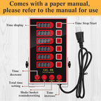 Relaxweex 1 Pack Commercial 6 Channel Digital Kitchen Timer, Wall Mount or - Image 3