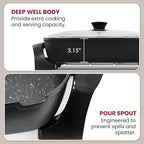 Elite Gourmet EG-6203# Extra Deep 16"x13" Non-Stick Electric Skillet - Image 3