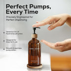 Amber Glass Dish Soap Dispenser - Image 4
