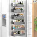 HuggieGems 6 Pack Magnetic Spice Storage Rack Organizer by HuggieGems
