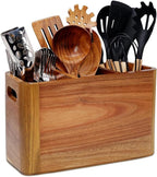Wooden Kitchen Utensil Holder Organizer by Brightdeer