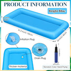 Leitee 3 Pcs Inflatable Serving Bar Kit Includes Salad Buffet Tray - Image 2