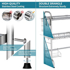 HOWDIA Stainless Steel 2-Tier Over The Sink Dish Drying Rack - Image 7