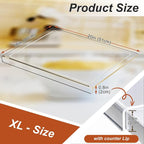 JJL Acrylic Cutting Board with Counter Lip, 20 x 16 Inches, Food-Grade - Image 6