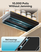 Nieifi Spice Organization for Cabinet-Vertical Spice Rack Pull Out-Spice Rack - Image 6