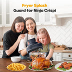 2 PCS Silicon Splatter Shield for Ninja Crispi Air Fryer Heat-Resistant Splash - Image 2