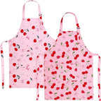 2 Pack Kids Apron, Cute Cooking Aprons, Waterproof Art Apron by XLSXEXCL