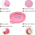 Food Can Covers/4 Pack/Universal BPA Free Silicone Dog Cat Tin Lids - Image 3