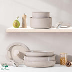 Chef Power Ceramic Nonstick Pots and Pans Set 19 Piece - Image 8