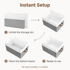 StorageWorks Fabric Shelf Baskets, Closet Organizers and Storage Basket - Image 9
