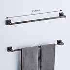 Bathroom Hardware Set 4 Pieces, Oil Rubbed Bronze Bathroom Accessories Set - Image 2