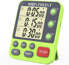 Digital Dual Kitchen Timer, 3 Channels Countdown Triple Timer by MOSTRUST