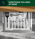 ROYAL CRAFT WOOD Luxury Bamboo Kitchen Drawer Organizer - Image 7