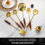 Izurok 18/10 Stainless Steel Kitchen Utensils Set, 6 Piece Cooking Utensils - Image 7