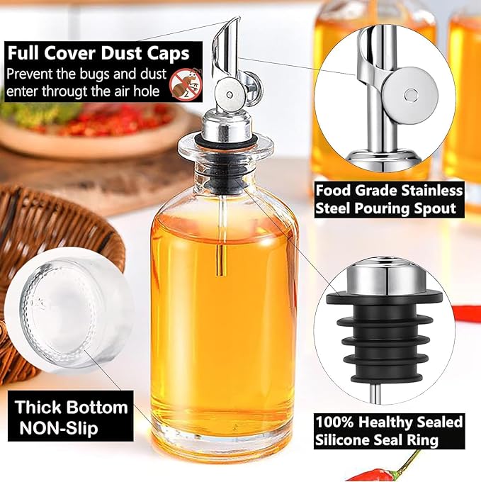 Pafusen 2 Pack Automatic Liquor Pour Spout, Auto Flip Olive Oil Dispenser Spout - Image 3