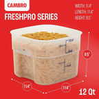 Cambro FreshPro 12 Quart Food Storage Container - Image 4
