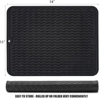 Large 14" x 11" Silicone Dish Drying Mat - Image 2